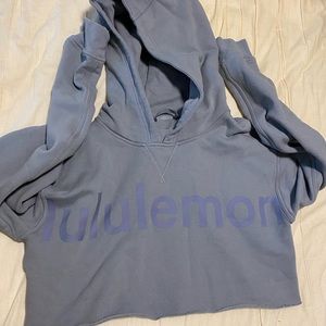 Lululemon Cropped All Yours Hoodie